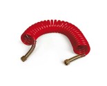 Luchtslang spiraal rood PUR 7,5m M16, M18, M22