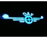 LED/neon plaat DAF logo oud blauw