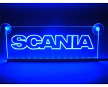 LED/neon plaat Scania logo blauw