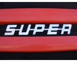 Scania griffioen +SUPER logo RVS voor grille en luchthapper