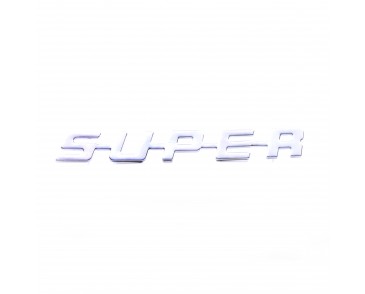 Logo SUPER, 44 cm x 6,3 cm