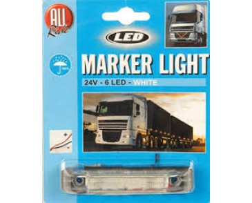 Marker light 24V 6 LED Wit