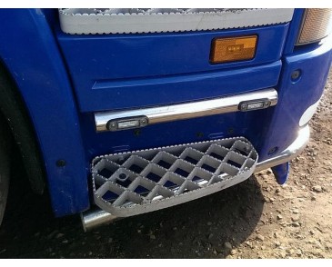 Scania RVS sidelight opstap