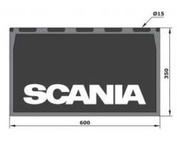 Spatlap 600x350mm Scania