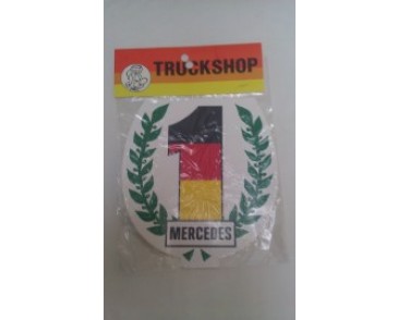 Trucksticker MERCEDES 2-delige set 19x17 cm D